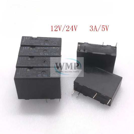 5Pcs Original Relay F.T F3AA012E 4Pin 3A 5A 12V 24V F3AA024E New