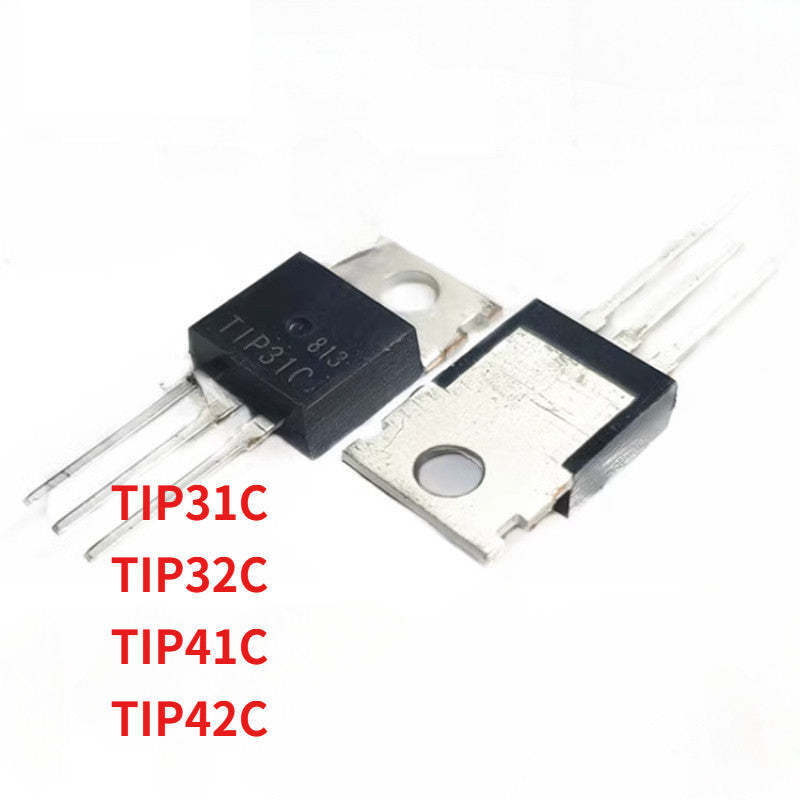 5Pcs TIP31C TIP32C TIP41C TIP42C High-Power Transistor TO-220 Packaging