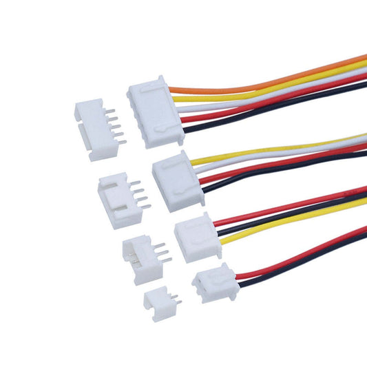 5Set JST XH2.54 XH 2.54mm Wire Cable Connector 2/3/4/5/6 Pin Pitch Male Female Plug Socket 20cm Wire Length 26AWG