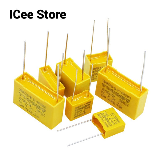 20Pcs X2 Safety Capacitor 275V 0.022UF 0.047UF 0.1UF 0.15UF 0.22UF 0.33UF 0.47UF 0.68UF 1UF Polypropylene Film