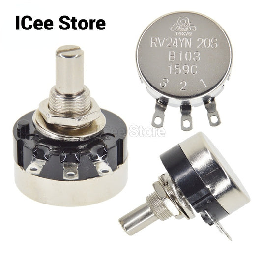 Potentiometer RV24YN20S B102 B202 B502 B103 B203 B503 B104 Ohm 1K 10K 20K 50K 100K 500K Ohm Potentiometer Adjustable Resistor