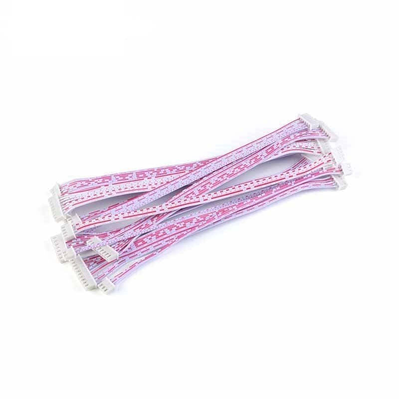5Pcs XH2.54 10cm 20cm 2P 3P 4P 5P 6P 8P 10P 12P Single Double Head Crimp Electronic Flat Plug Wire Terminal Connector Cable