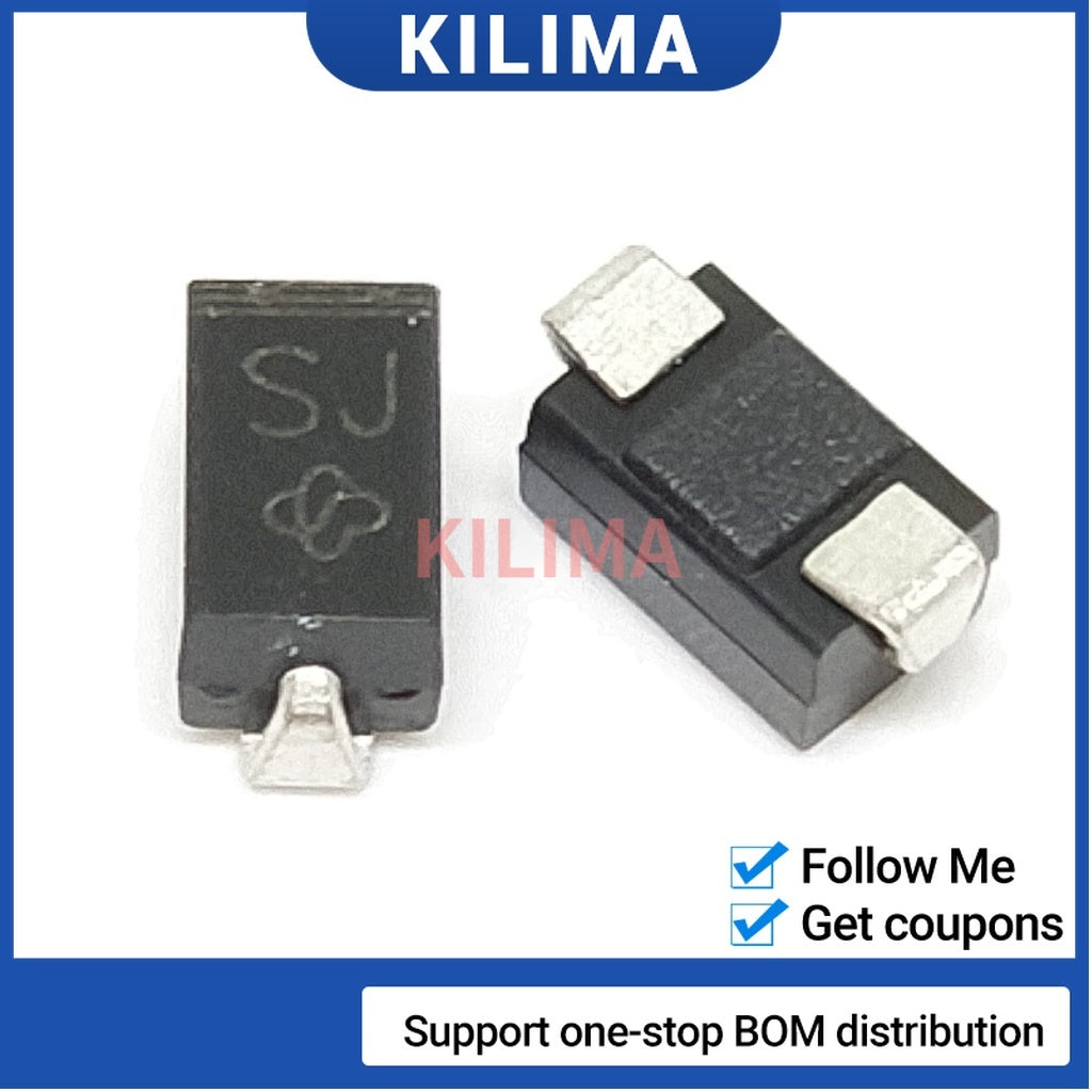 100Pcs Original SMD Fast Rectifier Diodes GS1J DO-214AC SMA