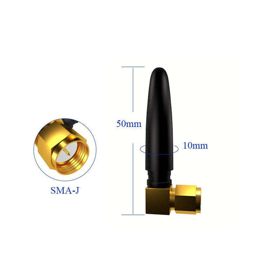 2Pcs GSM 2G 3G GPRS Elbow Glue Stick Antenna SMA-J Omnidirectional High Gain 2.5dbi Wireless Module Digital Transmission Radio