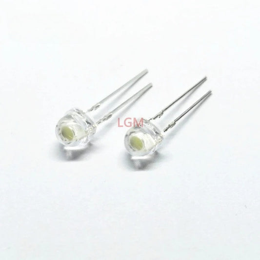 100pcs F3 F5 LED 3mm 5mm LED Transparent Round Super Bright Water Clear Green Red White Yellow Blue Diode