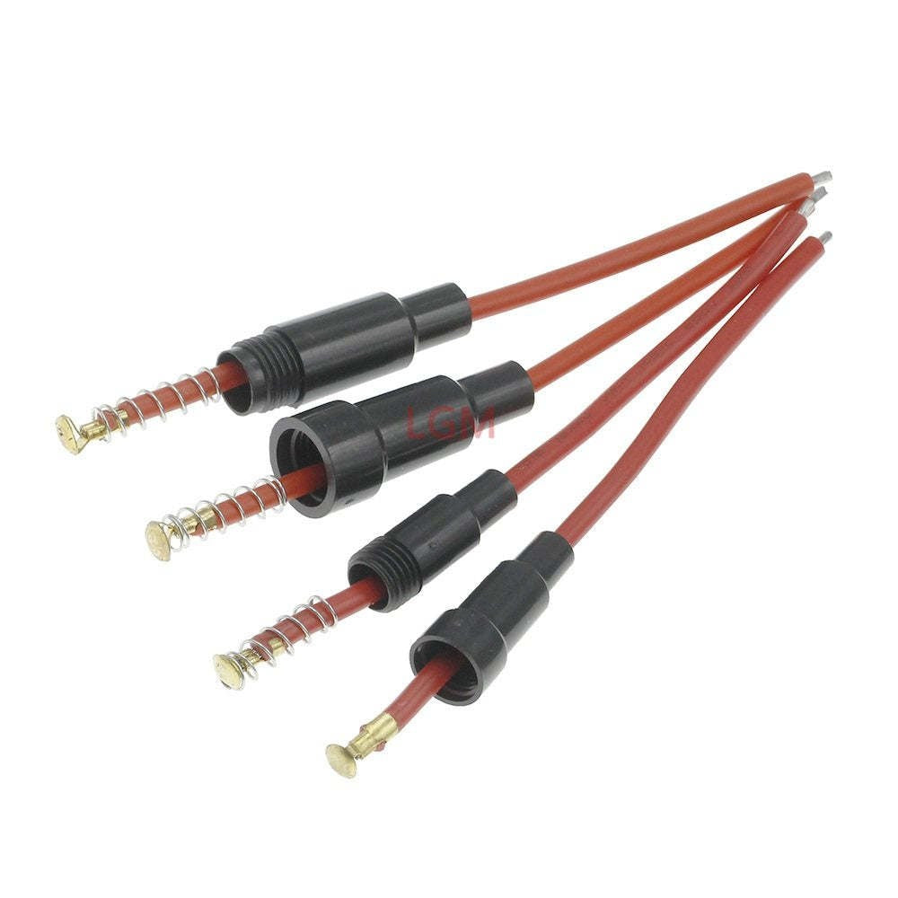 5Pcs 5*20mm 6*30mm Glass Fuse Holder Screw Type 5X20mm with 22 20 18 16 14AWG Wire Cable 250V 5X20MM Glass Fuse Tube Fuse Casing