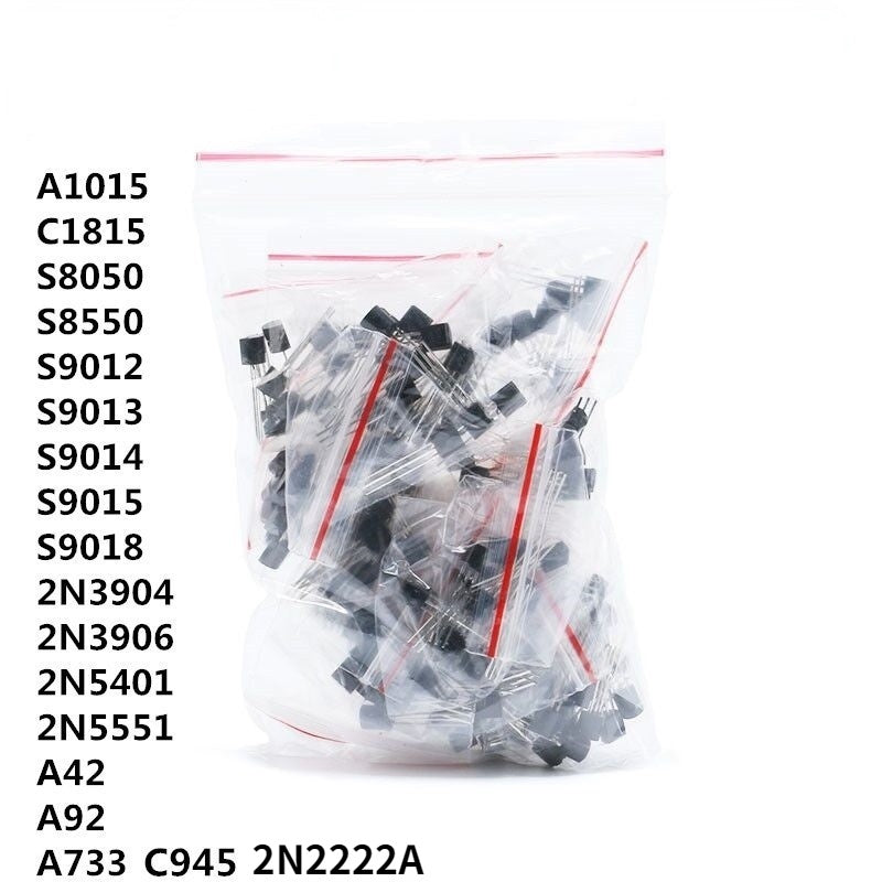 TO-92 Commonly-used Transistor S9013 S9014 9015 9018 A1015 C1815 A42 A92 2N5401 2N5551