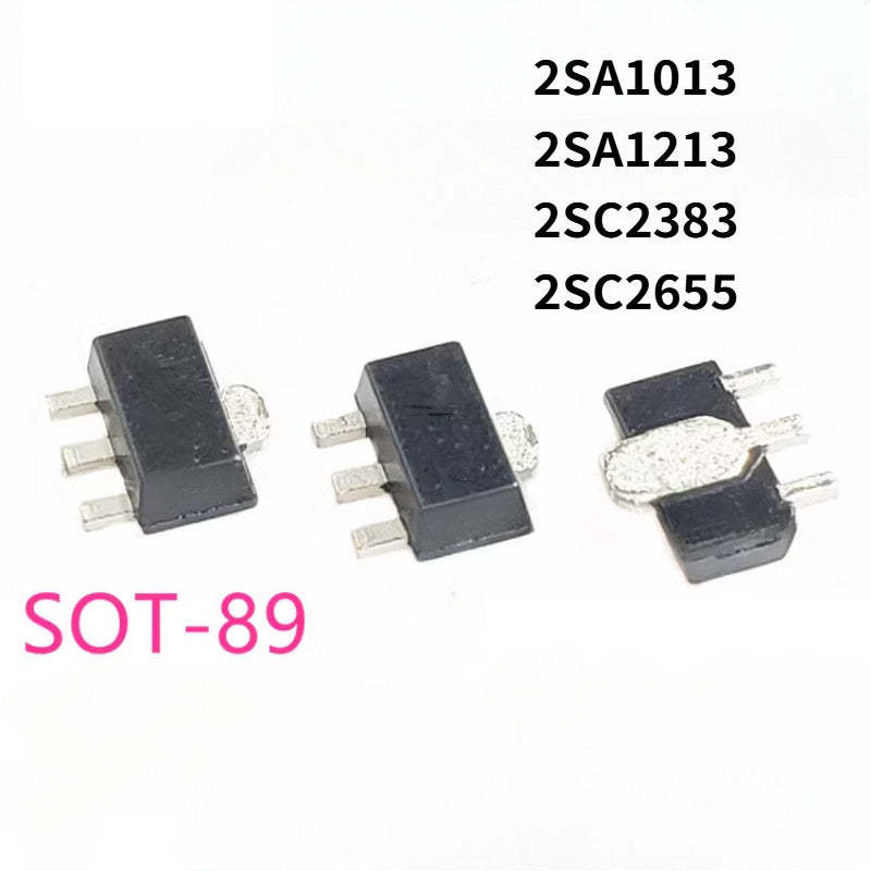 50Pcs Original 2SA1013/2SA1213 PNP Transistors 2SC2655/2SC2383 NPN Transistors SMD SOT-89 for Electronics Repair