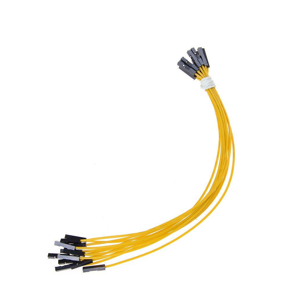 20Pcs 26AWG Soft Silicon Wire 1Pin Female To Female Jumper Wire Dupont Cable 25cm