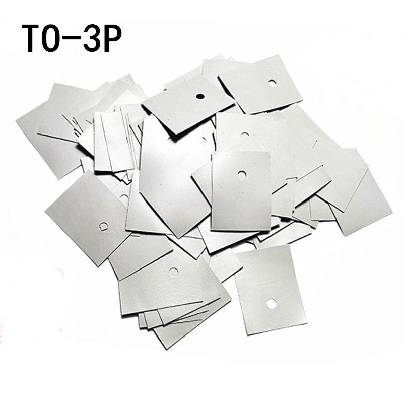 Transistor TO-220 TO-3P Silicone Sheet Insulation Pads Silicone Insulation Film Thermal Insulation Pad Silicone Heat Sink