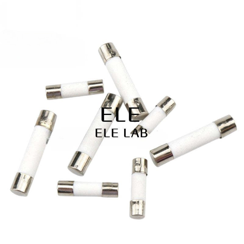 20Pcs Ceramic Fuse Tubes 5x20mm 6x30mm 250V 1A/2A/3A/5A/6.3A/8A/10A/15A/30A for Electronics, Industrial Equipment, and Power Supply Protection