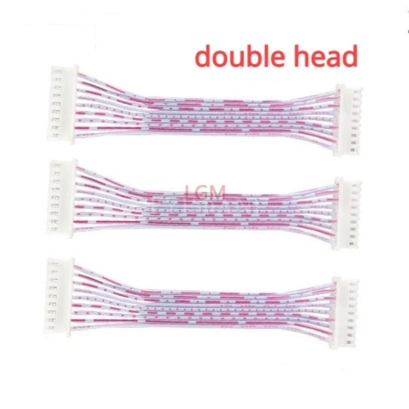 10Pcs JST 2.54mm Pitch Connector Cable XH2.54 Plug Line Length 30/20/10CM Red and White 2P/3P/4P/5P/6P/7P/8P/9P/10P/11P/12P