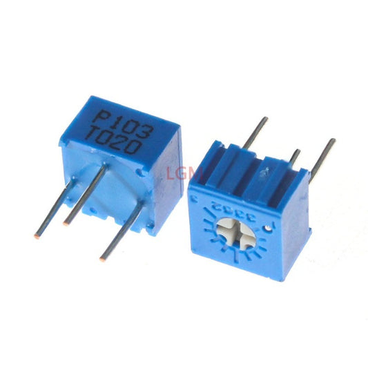 20Pcs Trimming Potentiometer 3362P 10R 20R 50R 100R 200R 500R 1K 2K 5K 10K 20K 50K 100K 200K 500K 1M 2M