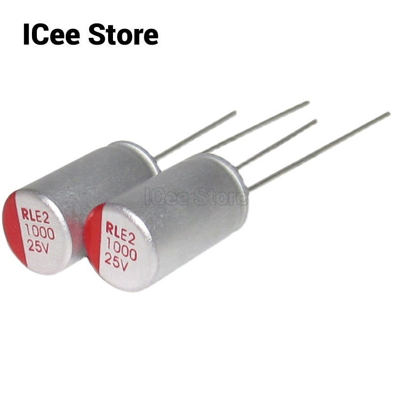 10Pcs Solid Electrolytic Capacitor Super Low ESR DIP 6.3V 10V 16V 25V 35V 100UF 220UF 470UF 1000UF