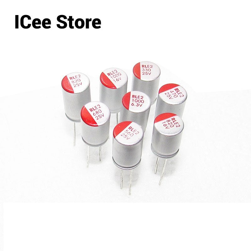 5Pcs Solid Electrolytic Capacitor Super Low ESR DIP 50V 63V 100V 4.7U 22UF 33UF 47UF 68 100UF 220UF