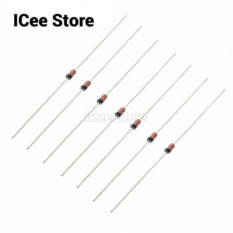 500Pcs 1N4148 IN4148 High-speed Switching Diodes DO-35 Glass Diode
