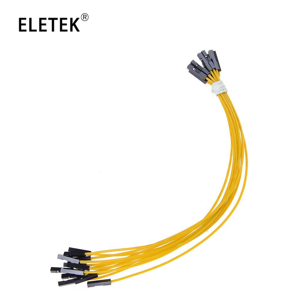 20Pcs 26AWG Soft Silicon Wire 1Pin Female To Female Jumper Wire Dupont Cable 25cm