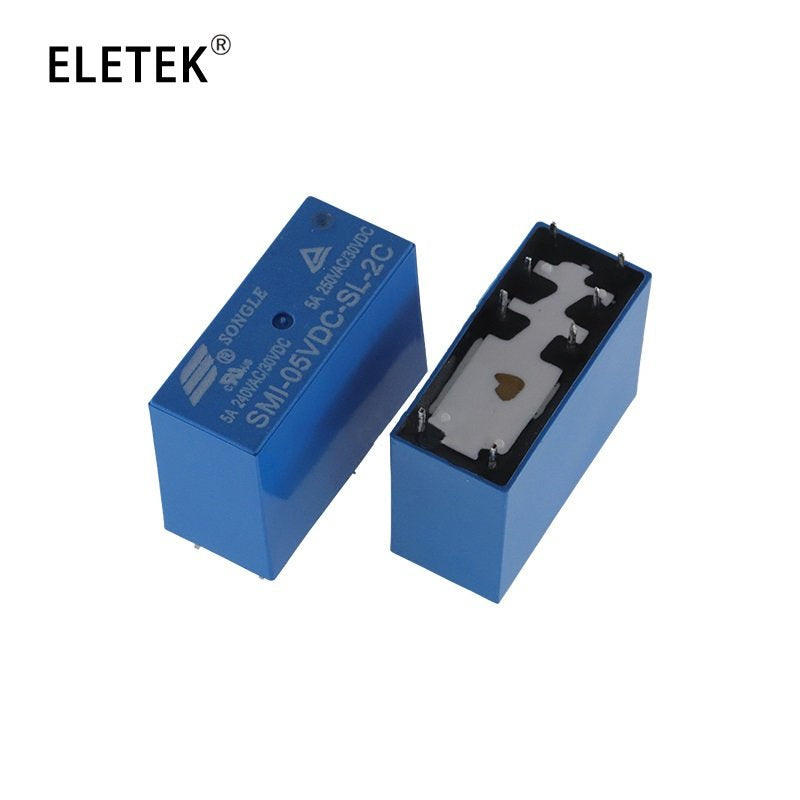 Original New Relay SMI-05V 12V 24VDC-SL-A -SL-C SL-2C 5A 10A 4pin 5pin 8pin 5V 12V 24V Power Relay