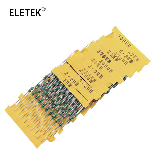 140Pcs 0307 1/4W Color Ring Inductor Set Assorted Kit 1uH -470uH 14values