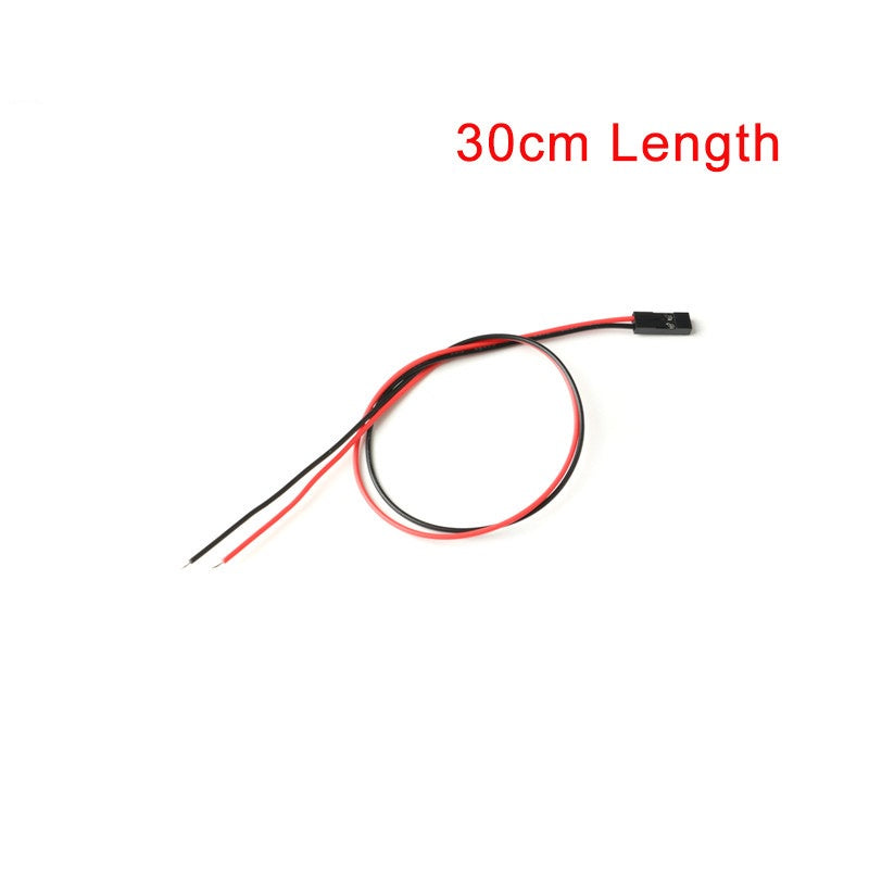 10Pcs 2pin Dupont Cable 2P 2 Pin Female Jumper Connector Wire 2.54mm Pitch Length 10CM 20CM 30CM Single Head for 3D Printer