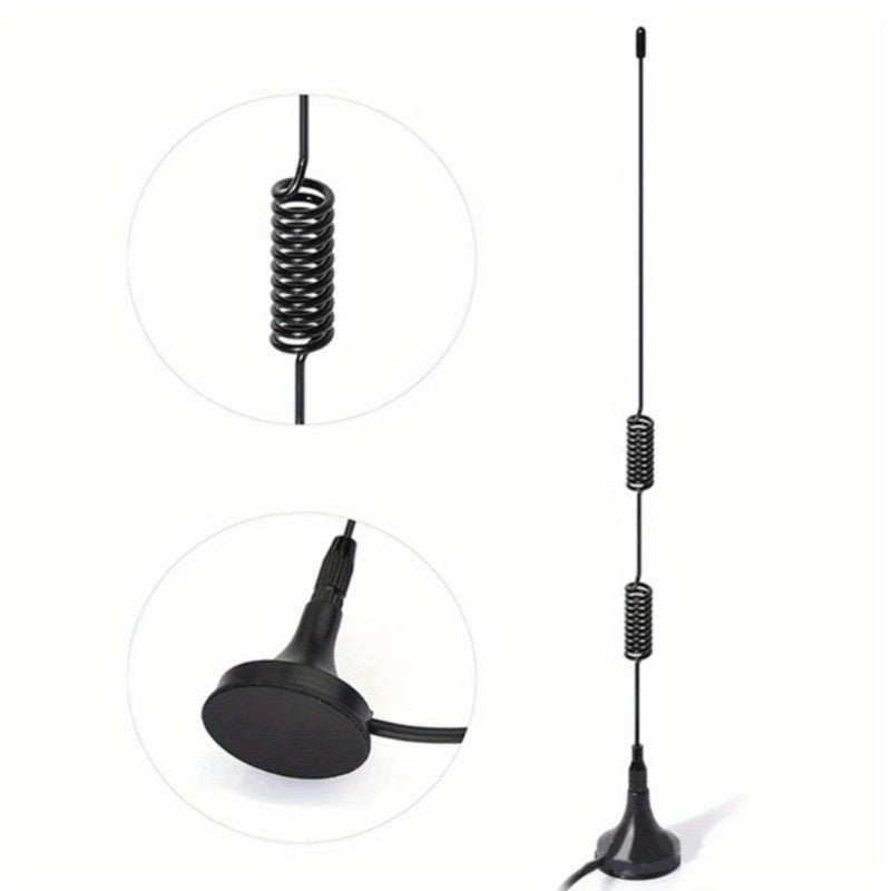 FM Radio Antenna 7DBI 76Mhz-108Mhz suction cup antenna Indoor digital high definition radio antenna With 3 adapters