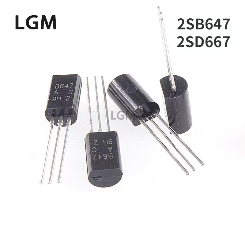 Original 2SB647 2SD667 TO-92L B647 D667 Transistor Audio Matching Triode NEW