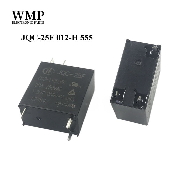 Original Relay HF JQC-25F 012-H 555 12VDC 3Pin New