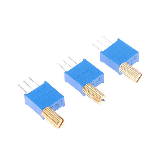 3296W Multi-turn Adjustable Potentiometer 100R/1K/2K/5K/10K/20K/50K/100K/200K/500K/1M/2M Metal Shaft Long Handle potentiometer