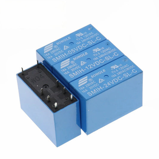 SMIH-05V / 12V / 24V-SL-C Songle 8Pin SMIH Relay 16A 250VAC 30VDC NO/NC Power Relay
