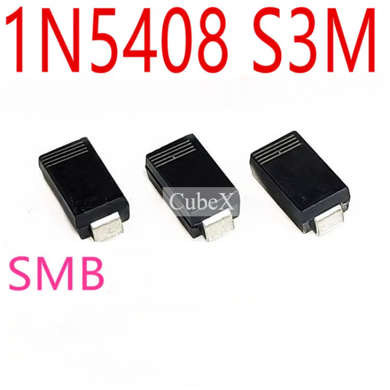 100/50Pcs Original 1N5408 S3M-SMB 1N5408 SMD Rectifier diode 3A 1000V
