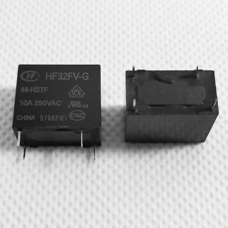 2Pcs Original HF32FV HF32FV-G Power Relays HF32FV-5 HF32FV-12 HF32FV-24 HF32FV-G-3 HF32FV-G-5 HF32FV-G-6 HF32FV-G-9 HF32FV-G-12 HF32FV-G-24 HF32FV-G-48