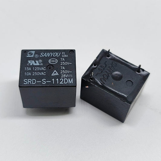 2Pcs Original SANYOU SRD-S Series Relay 5V/9V/12V/24V DC SRD-S-105DM SRD-S-109DM SRD-S-112DM SRD-S-124DM SRD-S-105D SRD-S-112D SRD-S-124D