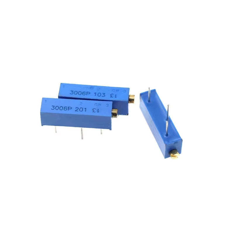 3006P Precision Multi-turn Adjustable Potentiometer 3006 Trimmer Potentiometer 100R-1M ohm 200R 500R 1K 2K 5K 10K 20K 50K