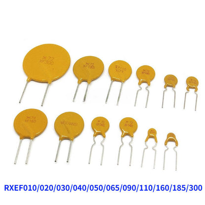 RXEF010/020/030/040/050/065/090/110/160/185/300 Self-Resetting Fuse PPTC Overcurrent Protection