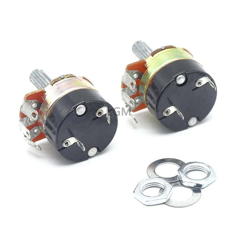WH138 Potentiometer Adjustable Resistance Speed Regulator with Switch Potentiometer WH138-1 B5K B10K B20K B22K B50K B100K B250K B500K