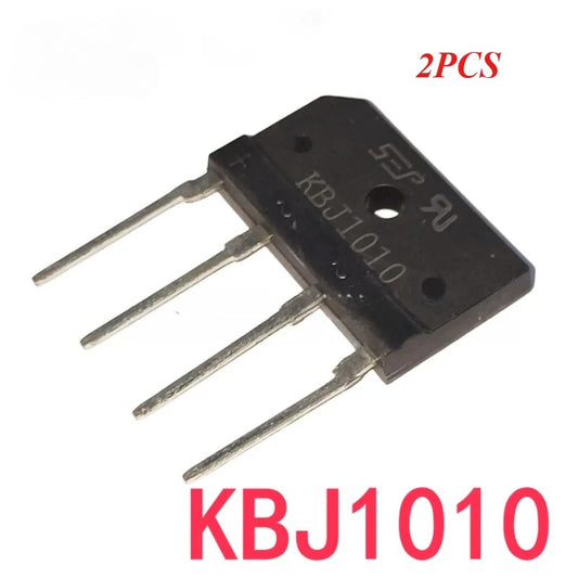 2PCS KBJ2510 KBJ1010 KBJ1510 KBJ3510 KBJ5010 Flat Bridge Rectifiers 1000V 25A To 50A Diodes