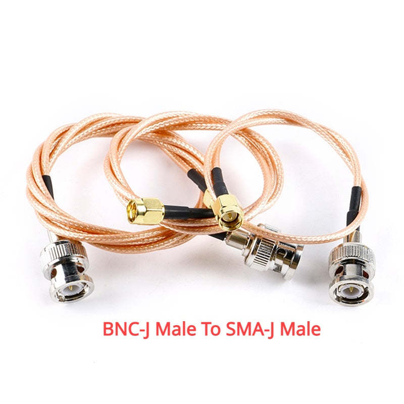 BNC-J Male To SMA-J Male Pug Connector RG316  RF Coax Cable Assembly Wire 15/30/50/100cm