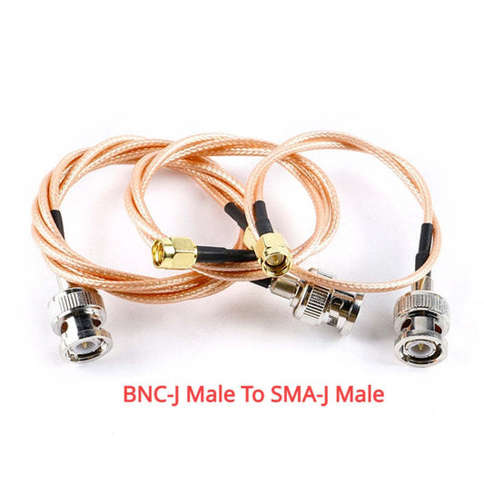 BNC-J Male To SMA-J Male Pug Connector RG316  RF Coax Cable Assembly Wire 15/30/50/100cm