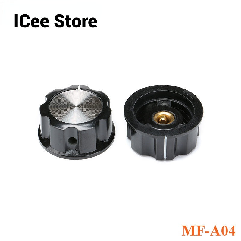 2Pcs Potentiometer Knob Cap MF-A01 MF-A02 MF-A03 MF-A04 MF-A05 Rotary Switch Knobs Caps 6mm for RV24 3590S WHT118 WXD3