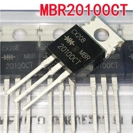 5Pcs Original MBR20100CT TO-220 Schottky Diodes 20A 100V Rectifier