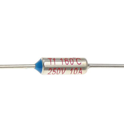 5Pcs Temperature RY 10A 15A 250V Tf Thermal Fuse 65C 85C 100C 105C 110C 120C 130C 152C 165C 172C 185C 192C 200C 216C 240C 280C 300C