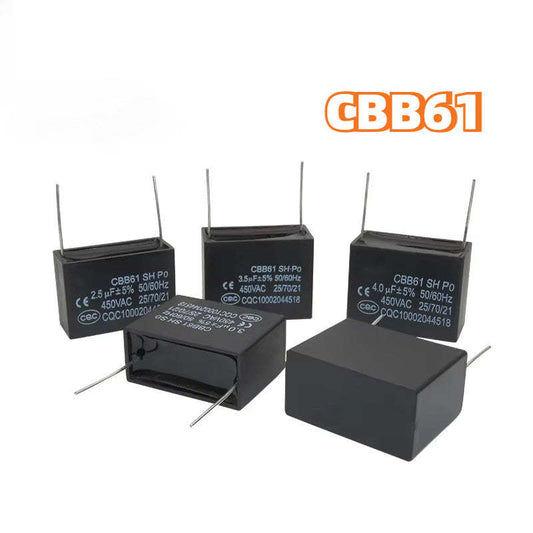 CBB61 start capacitor 450V 1UF-12UF 1.5UF 2.5UF 3UF 4.5UF 6UF 8UF 10UF Air Conditioning and Fan Starting Capacitor