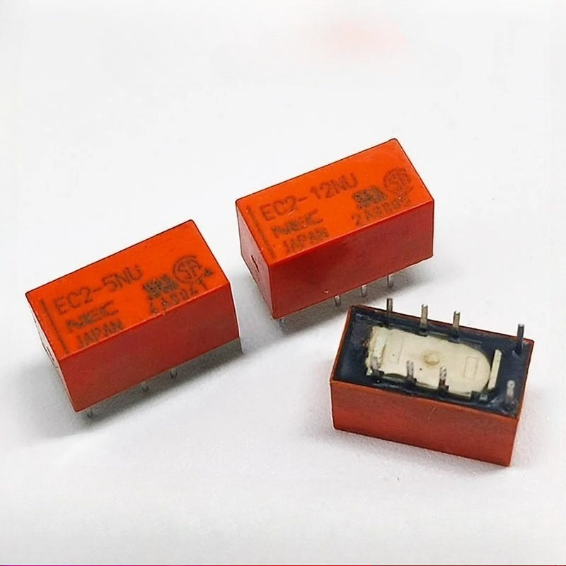 2‌Pcs Original G6S-2 TX2 NEC EC2 Relay 3V 5V 12V 24V EC2-4.5NU EC2-5NU EC2-12NU EC2-24NU
