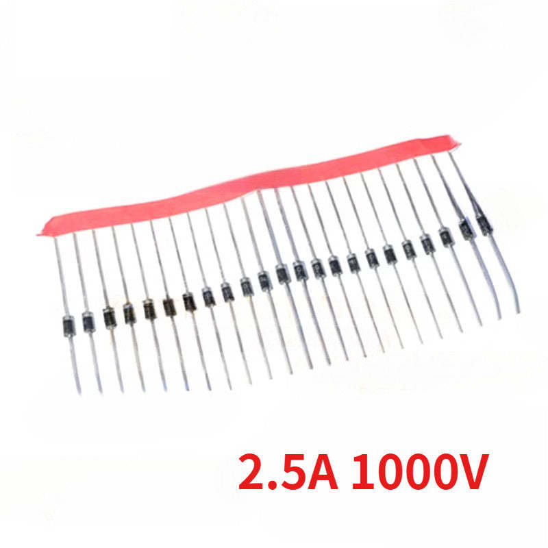 100pcs RL257 DO-15 Ultrafast Recovery Rectifier Diode 2.5A 1000V