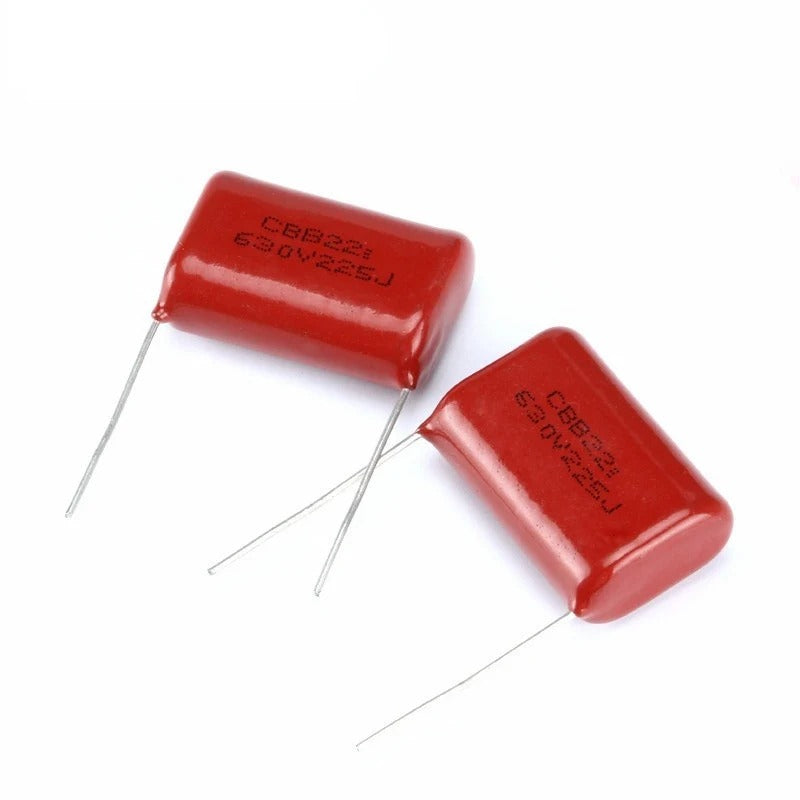 10Pcs CBB Capacitor 1uF-470nF 63V 100V 250V 400V 630V 0.1uf 100nf 105 2.2uf CBB Polypropylene Film Capacitor