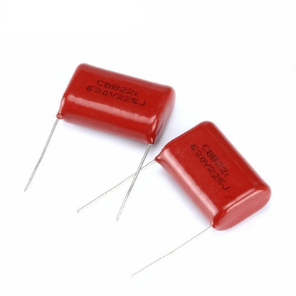10Pcs CBB Capacitor 1uF-470nF 63V 100V 250V 400V 630V 0.1uf 100nf 105 2.2uf CBB Polypropylene Film Capacitor