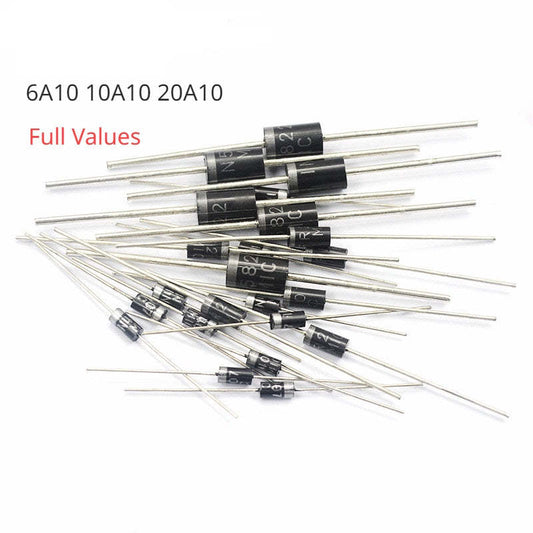 Rectifier Diode 6A10 10A10 20A10 1N4001 1N4004 1N4007 1N5404 1N5408 1N5818 1N5819 SR5200 5822 DO-27