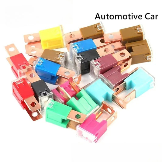 Heavy-Duty Automotive & Truck Generator Main Fuse Male 30A/40A/50A/60A/80A/100A/120A Large Square Blade Fuse
