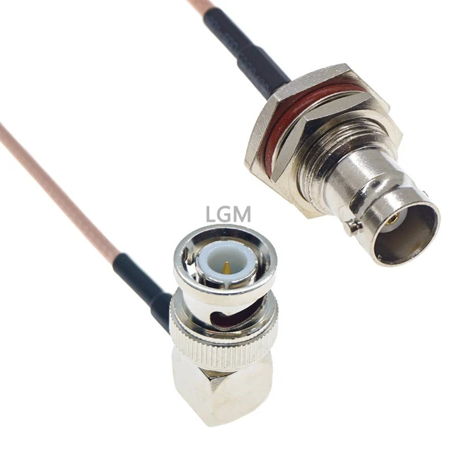 RG316 Wire BNC To BNC Connector Male Female Q9 Plug Jack Crimp Connector RG316 Cable Extension RF Brass Copper Coaxial WIFI Coax Jumper