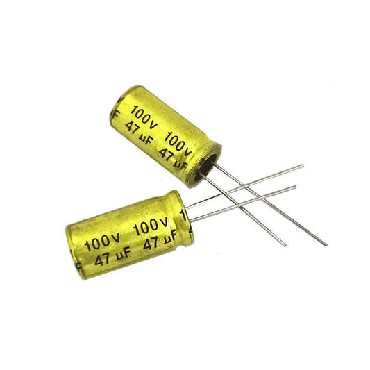 Non-Polar NP Audio Capacitor 100V 1-100UF 1.5/2.2/3.3/4.7/10/22/33/47UF 10*17mm/10*20mm Audio Capacitor